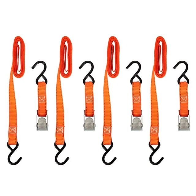 05105 – HAMPTON PROD Tie Down Strap, 10 Foot Length x 1 Inch Width 300 Pound Load Capacity 900 Pound Break Strength W...
